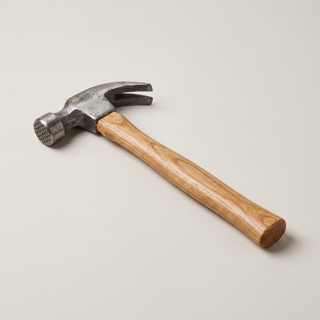 Framing Hammer, 20 oz Hickory — forged steel head with milled face and American hickory handle