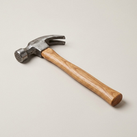 Framing Hammer, 20 oz Hickory — forged steel head with milled face and American hickory handle